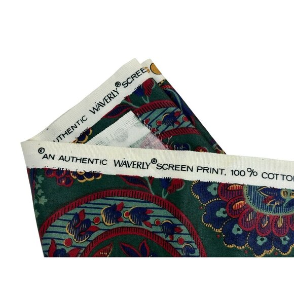 Waverly‎ Firestone Classics Henry Ford Museum Paisley Chintz Fabric 4 7/8 yds - Picture 10 of 15